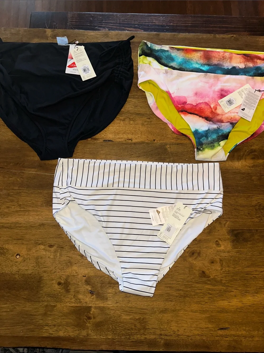 CALIA Swim Bottoms Lot of 3 Women's Size 1X NWT Bikini Briefs BUN1 - Picture 1 of 7